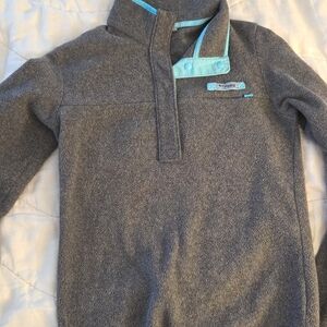 Women’s Columbia PFG gray fleece Snap Pullover